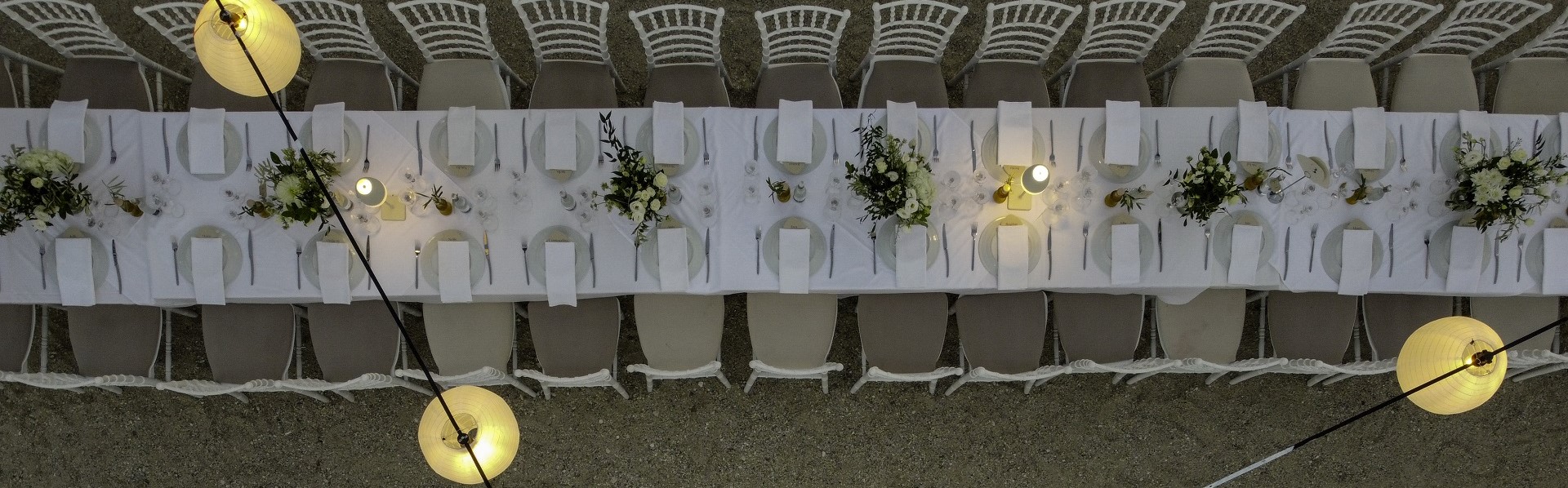 sailinn nidri lefkada sand tables wedding 1